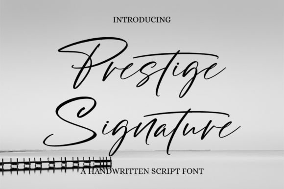 Prestige Signature Font - Featured Image
