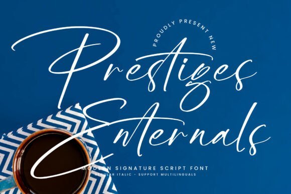 Prestiges Enternals Font - Featured Image