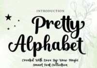 Pretty Alphabet Font - Featured Image