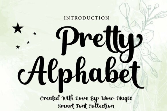 Pretty Alphabet Font - Featured Image