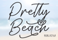 Pretty Beach Font - Featured Image