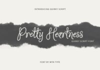 Pretty Heartness Font - Featured Image