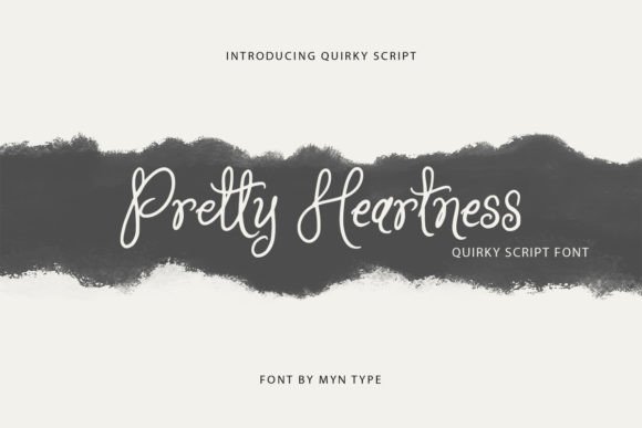 Pretty Heartness Font - Featured Image