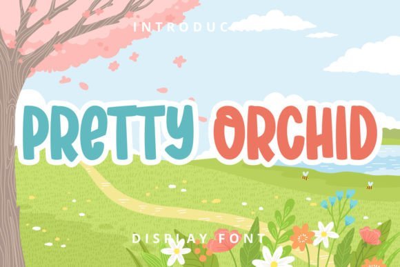 Pretty Orchid Font - Featured Image