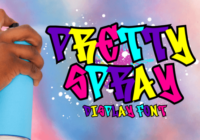 Pretty Spray Font - Featured Image