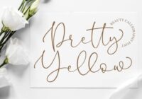 Pretty Yellow Font - Featured Image