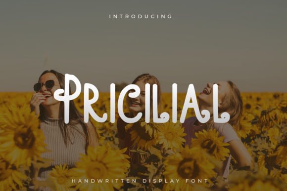 Pricilial Font - Featured Image