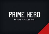 Prime Hero Font - Featured Image