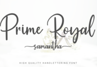 Prime Royal Samantha Font - Featured Image