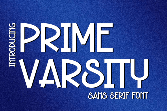 Prime Varsity Font - Featured Image