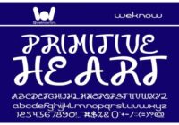 Primitive Heart Font - Featured Image