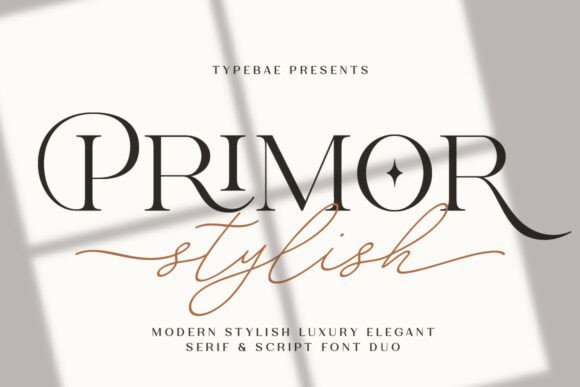 Primor Stylish Font - Featured Image