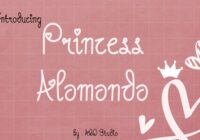 Princess Alamanda Font - Featured Image