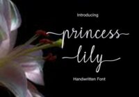 Princess Lily Font - Featured Image