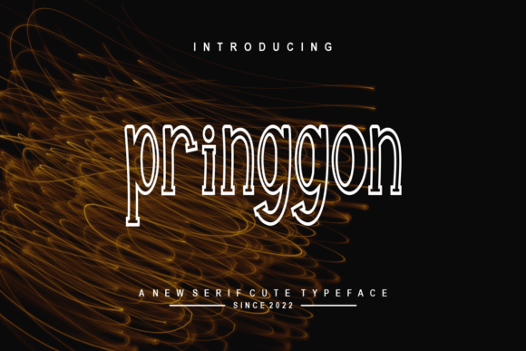 Pringgon Font - Featured Image