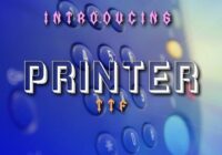 Printer Font - Featured Image