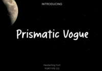 Prismatic Vogue Font - Featured Image