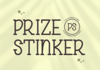Prizestinker Font - Featured Image