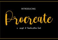 Procreate Font - Featured Image