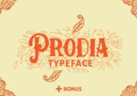 Prodia Font - Featured Image