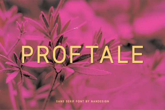Proftale Font - Featured Image
