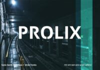 Prolix Font - Featured Image