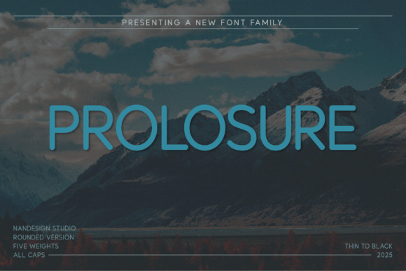 Prolosure Rounded Font - Featured Image