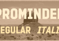 Prominder Font - Featured Image