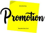 Promotion Font - Featured Image