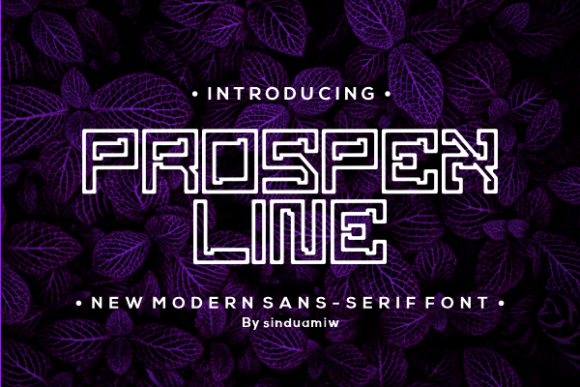 Prospex Line Font - Featured Image