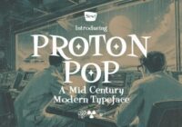 Proton Pop Font - Featured Image