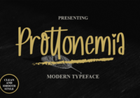Prottonemia Font - Featured Image