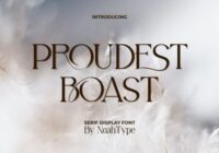 Proudest Boast Font - Featured Image
