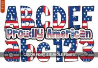 Proudly American Bundle Font - Featured Image