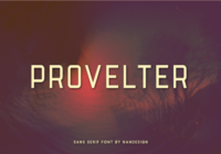 Provelter Font - Featured Image