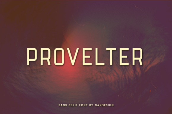 Provelter Font - Featured Image