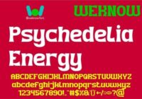 Psychedelia Energy Font - Featured Image