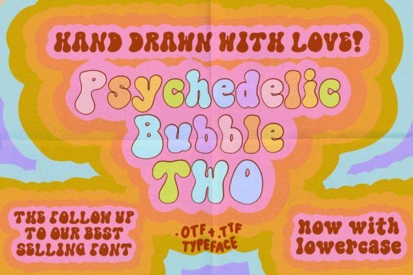 Psychedelic Bubble Two Font - Featured Image