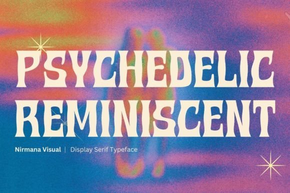 Psychedelic Reminiscent Font - Featured Image