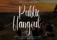 Public Hangout Font - Featured Image