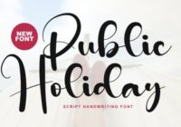 Public Holiday Font - Featured Image
