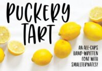 Puckery Tart Font - Featured Image