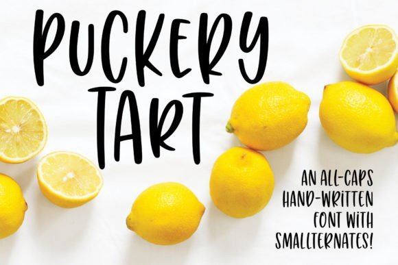 Puckery Tart Font - Featured Image