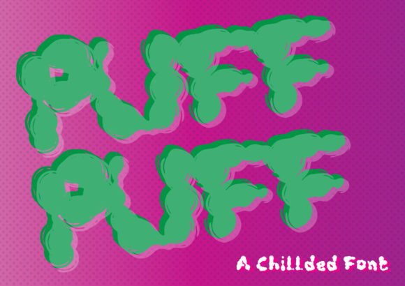 Puff Puff Font - Featured Image
