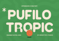 Pufilo Tropic Font - Featured Image