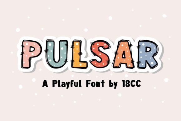 Pulsar Font - Featured Image
