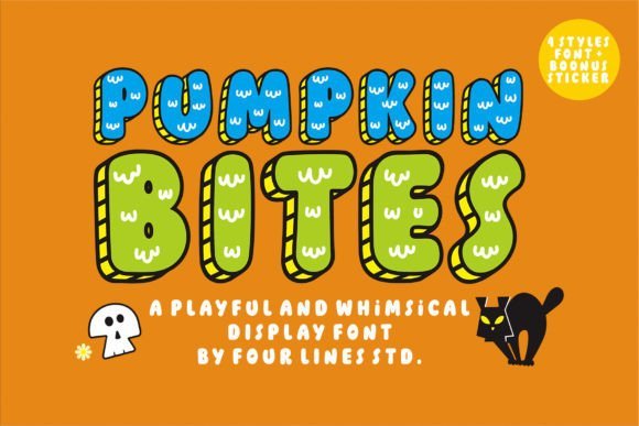 Pumpkin Bites Font - Featured Image