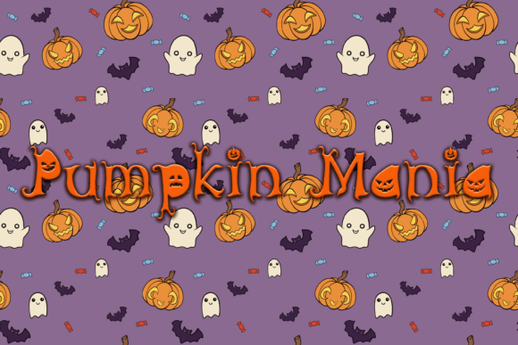Pumpkin Mania Font - Featured Image