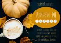 Pumpkin Pie Lattes Font - Featured Image