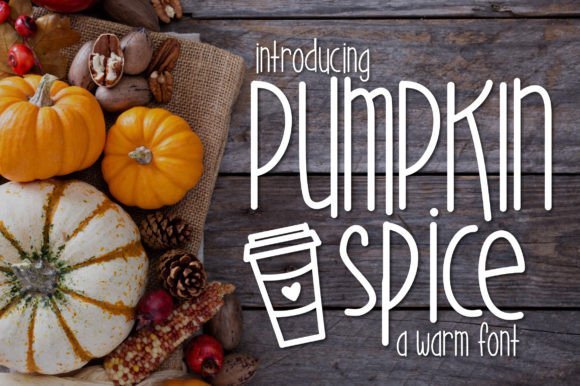 Pumpkin Spice Font - Featured Image